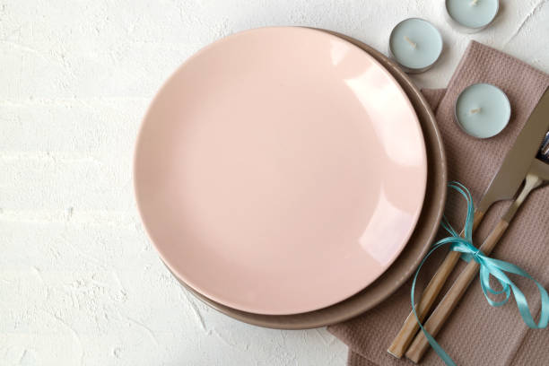 istock Christmas table setting. the view from the top. 1185716574