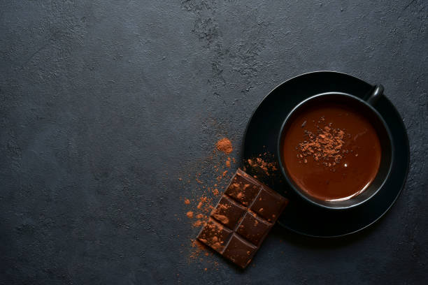 istock Homemade hot chocolate with winter spices 1185724464