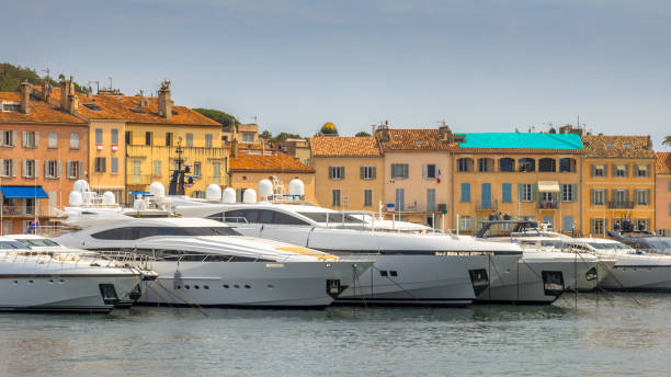 istock Luxury Yachts Marina 1185724486