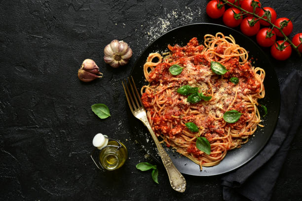istock Traditional italian spaghetti bolognese 1185724834