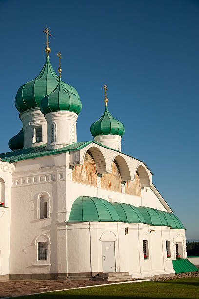 istock White orthodoxal church 118572537