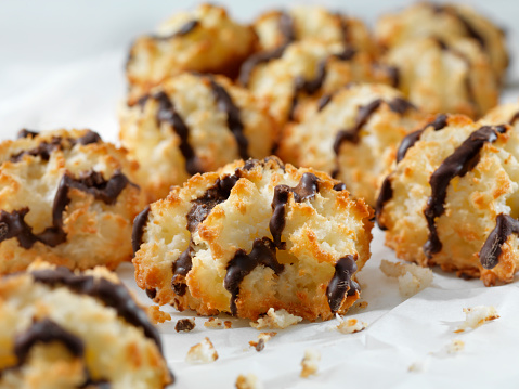 Chocolate and Coconut Macaroons
