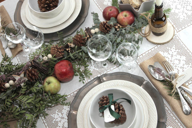 istock decoration food restaurant table 1185731541