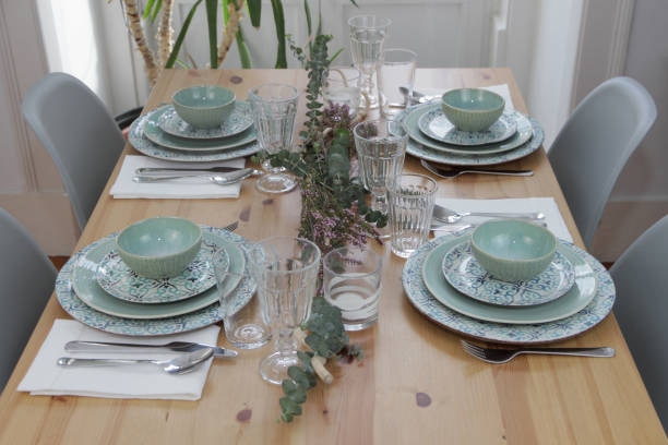 istock decoration food restaurant table 1185731548