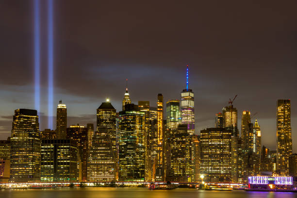 istock 911 Tribute in Light seen from Brooklyn Heights Promenade 1185732929