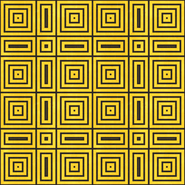 Art Deco Golden Age Scale Square Circle - seamless high resolution and quality pattern tile for 2D design and 3D as background or texture for objects - ready to use.
