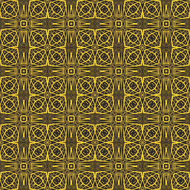 Art Deco Golden Age Scale Square Circle - seamless high resolution and quality pattern tile for 2D design and 3D as background or texture for objects - ready to use.