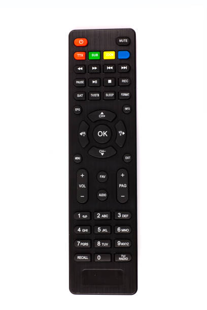 istock unnamed tv remote control on white background 1185735873