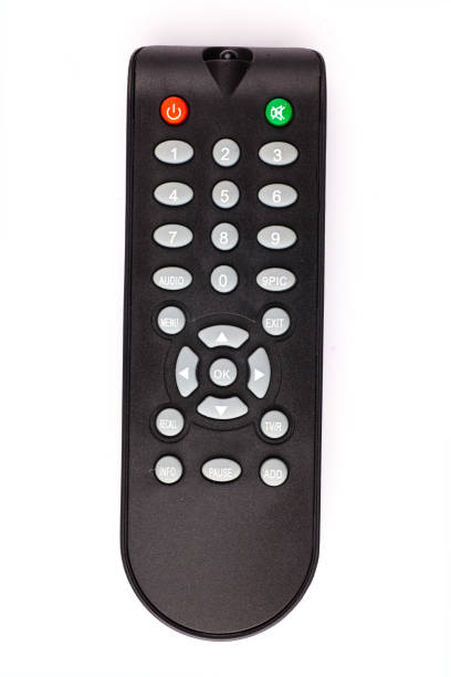 istock unnamed tv remote control on white background 1185735879