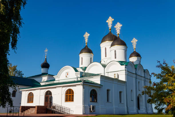 istock Transfiguration cathedral in Transfiguration monastery in Murom, Russia 1185735924