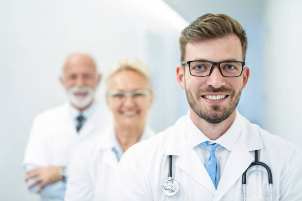 istock Team of doctors looking at camera. 1185737209