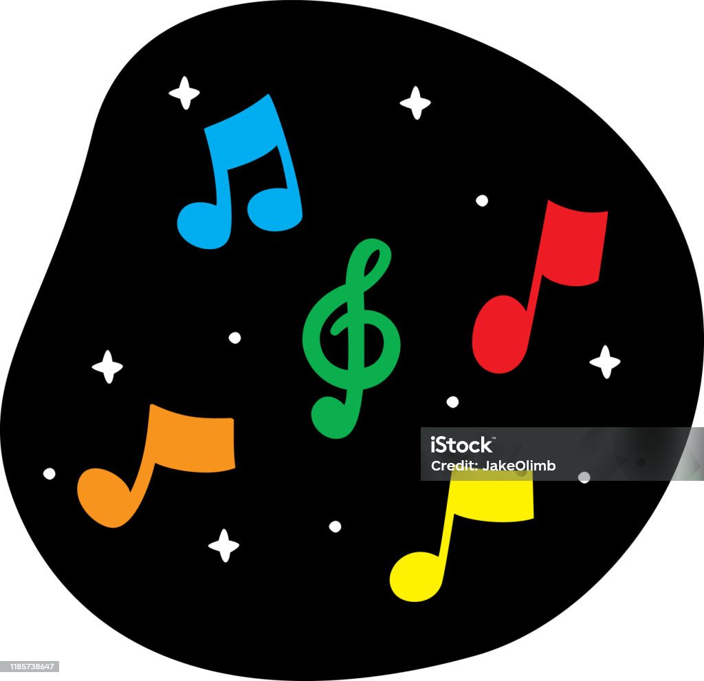Music Notes Multi Design Multi Colored Music Notes