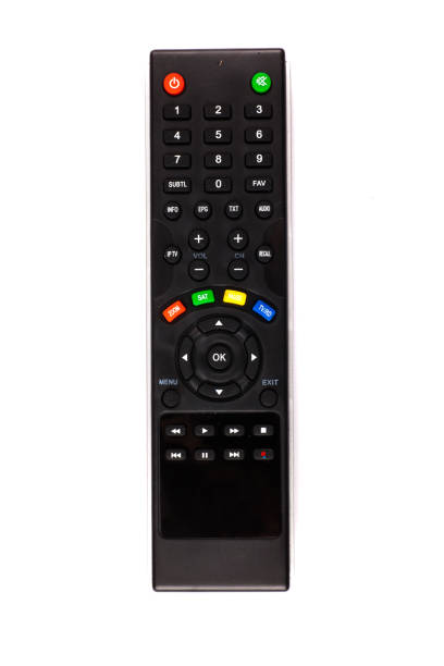 istock unnamed tv remote control on white background 1185741175
