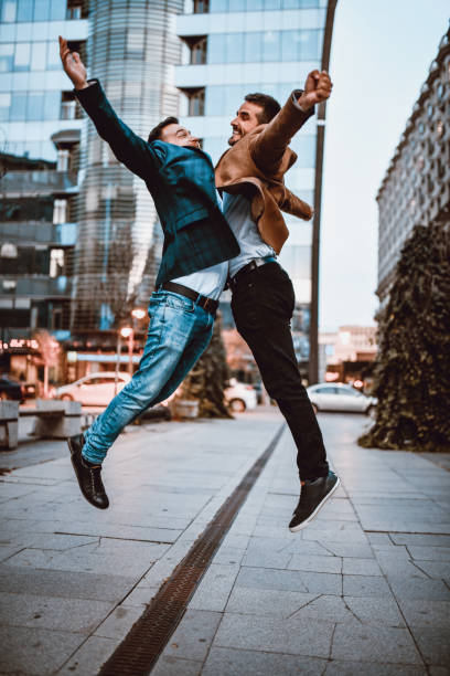 istock Elegant Gay Men Enjoying Life 1185741333