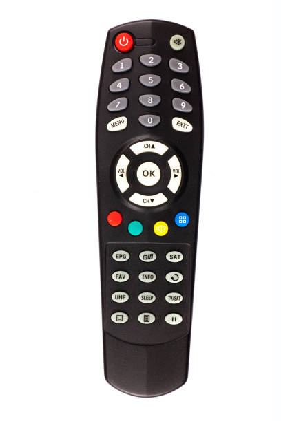 istock unnamed tv remote control on white background 1185741626