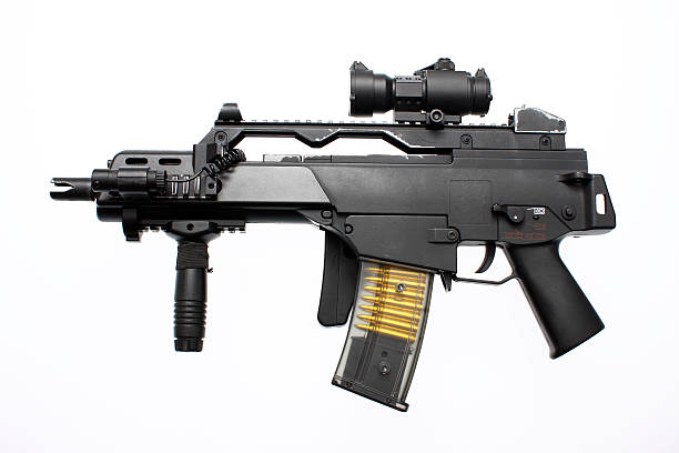 Assault rifle  machine gun stock pictures, royalty-free photos & images