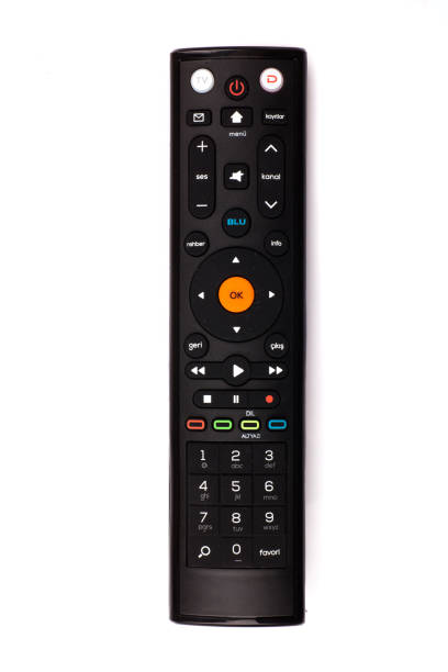 istock unnamed tv remote control on white background 1185744205