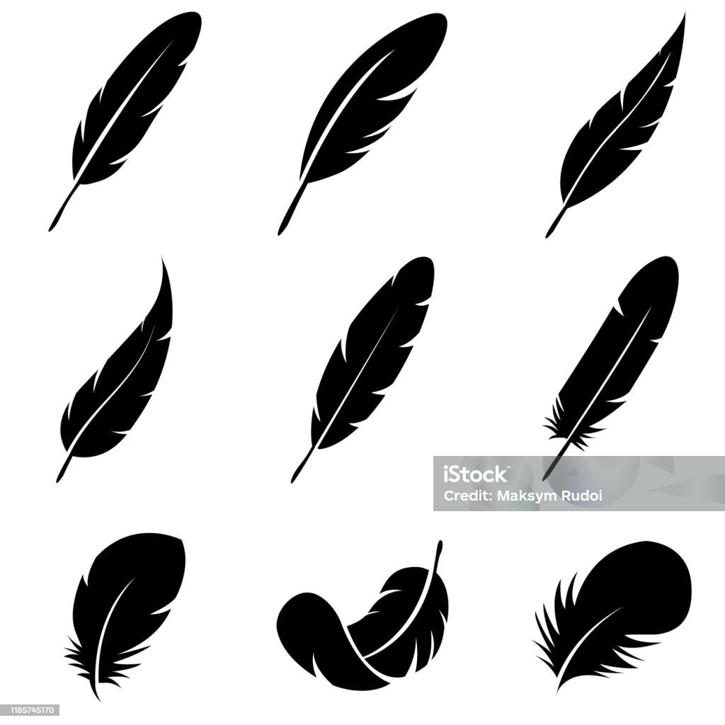 Biểu tượng Feather Set, logo được cô lập trên nền trắng - Trả phí Bản quyền Một lần Lông Vũ vectơ sẵn có Biểu tượng Feather Set, logo được cô lập trên nền trắng - Trả phí Bản quyền Một lần Lông Vũ vectơ sẵn có