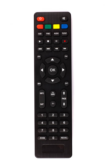 istock unnamed tv remote control on white background 1185746731