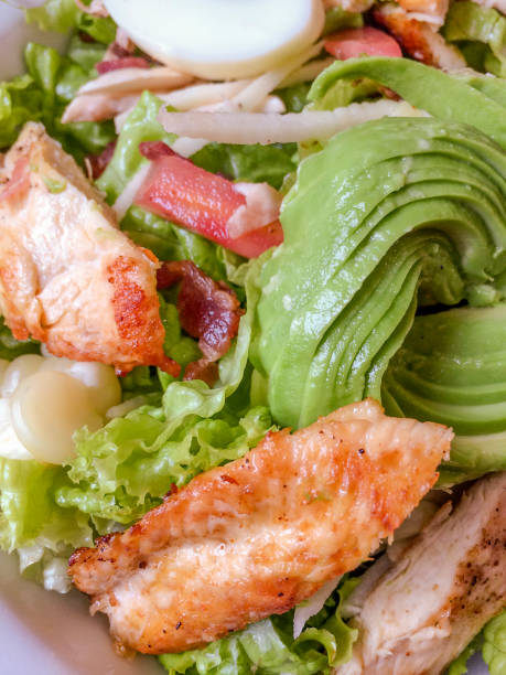 istock Closeup Of Avocado On A Cobb Salad 1185751148