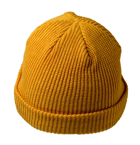 istock Docker knitted hat isolated on white background. fashionable rapper hat. hat fisherman 1185752150