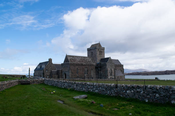 istock Iona abbey in Scotland 1185755197