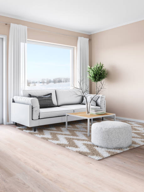 istock Minimalist living room corner 1185756031