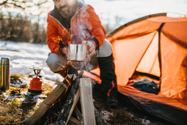 Hot tea the best thing in cold snowy days