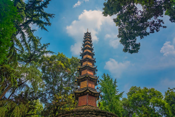 istock Thousand Buddha Pagoda in Chengdu 1185760519