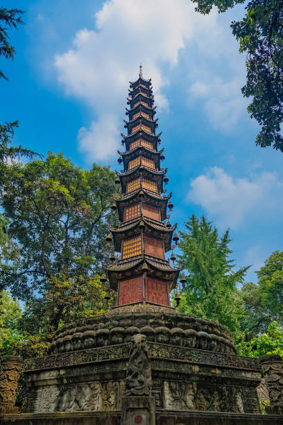 istock Thousand Buddha Pagoda in Chengdu 1185760563