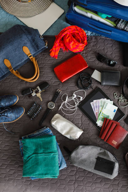 istock Preparing clothes and other personal possessions for packing 1185760819