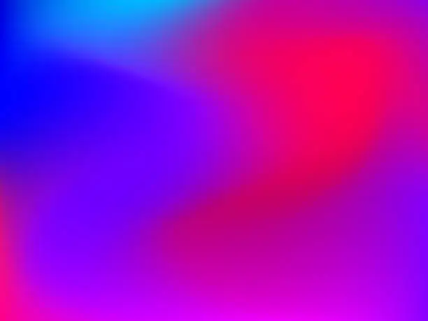 Vector illustration of Abstract Blurred Gradient Background with Vibrant Color