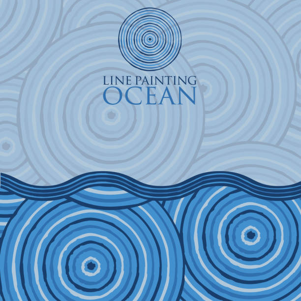 Line painting invite/ greeting card in vector format. Line painting invite/ greeting card in vector format. dreamtime stock illustrations