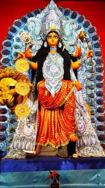 istock Goddess Jagaddhatri or Jagatdhatri or Jagadhatri. 1185770237