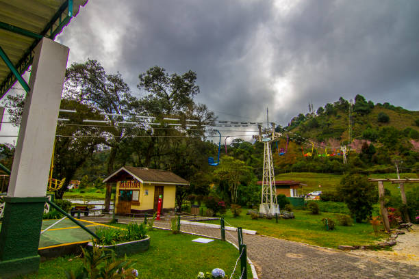 istock Chairlift base at Campos do Jordao 1185777185