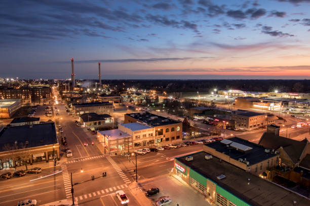 istock Downtown Columbia, Missouri during Sunset 1185778460