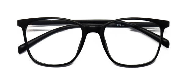istock Black Eye Glasses Isolated on White Background 1185778624