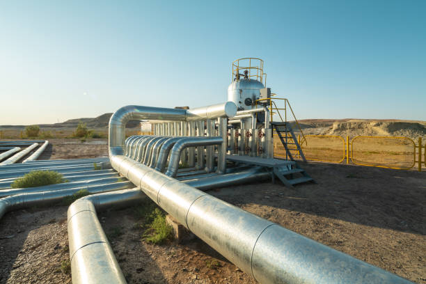 istock Oil plant in Xinjiang, China 1185778637