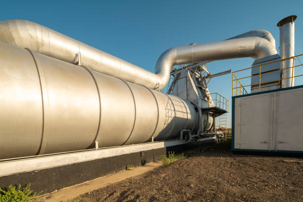 istock Oil plant in Xinjiang, China 1185779214