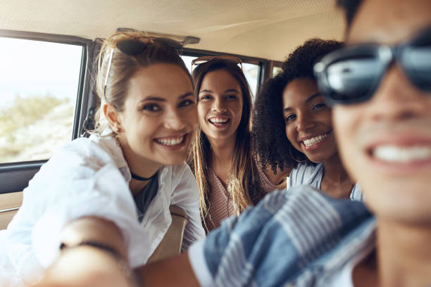 istock First selfie of the road trip 1185791562