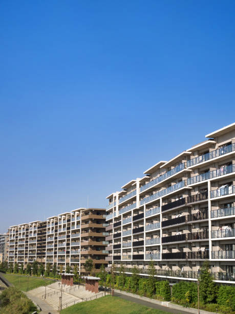 istock Large apartment in a residential area 1185801565