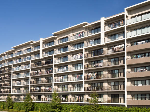 istock Large apartment in a residential area 1185801572
