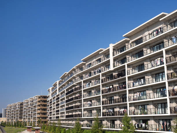 istock Large apartment in a residential area 1185801595