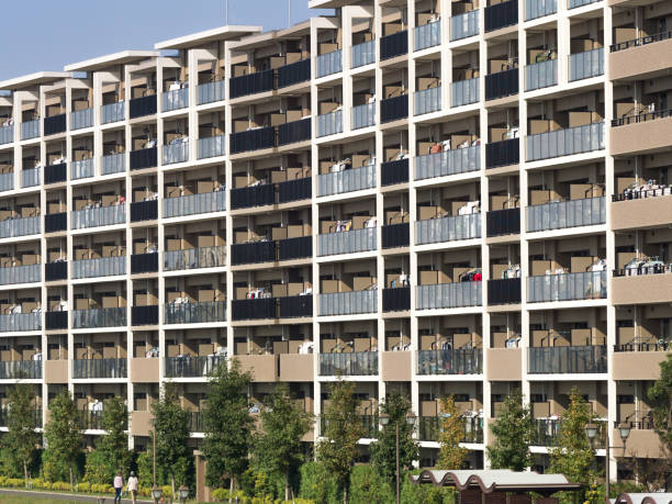 istock Large apartment in a residential area 1185801628
