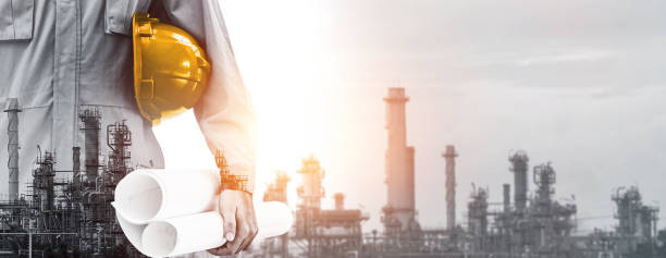istock Future factory plant and energy industry concept. 1185804529