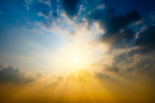 istock Beautiful sky and colorful clouds at sunset 1185815779