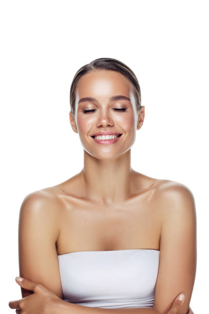 istock Beautiful happy woman 1185817108