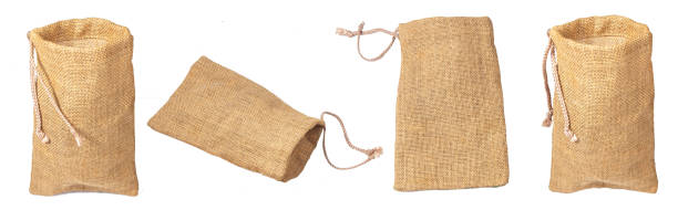 istock Four styles of brown blank sacks, white background 1185821396