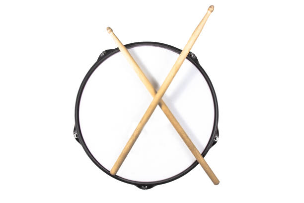 istock Trio drums and Snare, white background 1185821411