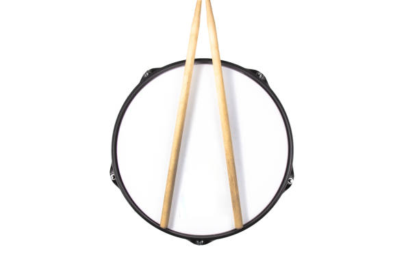 istock Trio drums and Snare, white background 1185821433